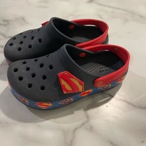 Superman crocs 12 c